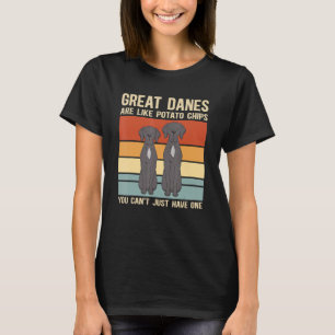 Grote Denen zijn net als grote Deen van Dog Owner T-shirt