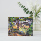 Grote dennen in de buurt van Aix Cezanne Briefkaart (Staand voorkant)