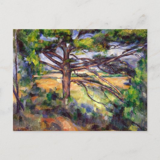Grote dennen in de buurt van Aix Cezanne Briefkaart (Voorkant)