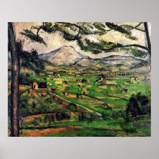 Grote dennen - Paul Cezanne - c1890 Poster (Voorkant)