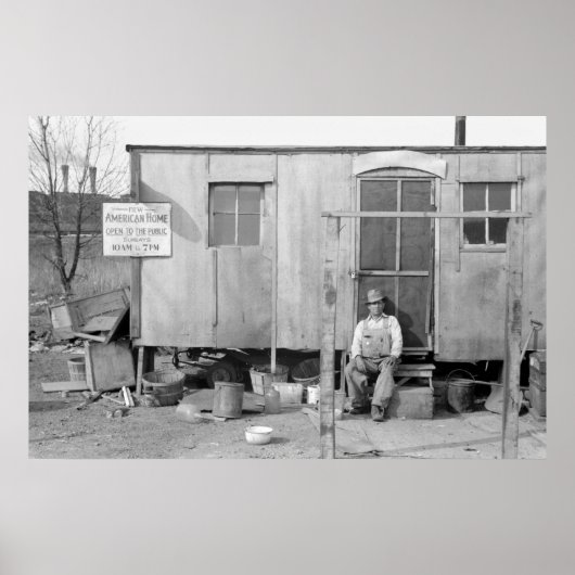 Grote Depressie, jaren '40 Poster (Voorkant)