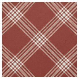 Grote diagonaal rood en wit stof