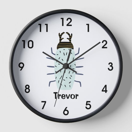 Grote dikke blauwe kever bug jongens kamer naam (Voorkant)