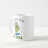 Grote Dill Pickle Grappige Uitdrukking Koffiemok (Voorkant links)