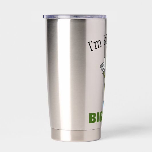 Grote Dill Pickle Pun Water Fles Geïsoleerde Drinkbeker (Rechts)