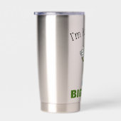 Grote Dill Pickle Pun Waterfles Geïsoleerde Drinkbeker (Rechts)