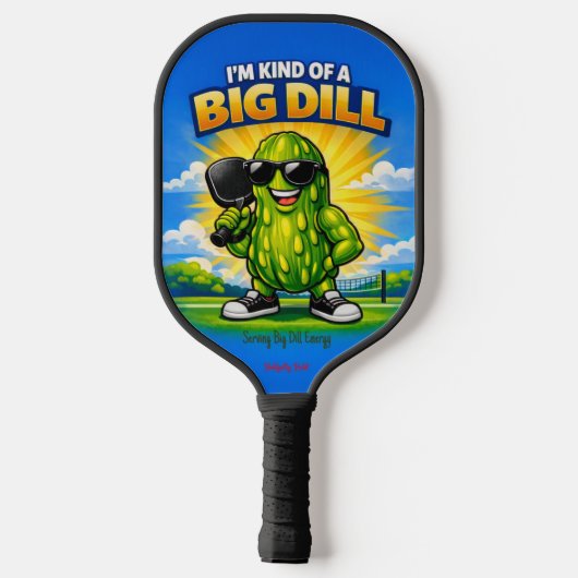 Grote Dill Pickleball Paddle (Achterkant)