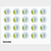Grote Dill Ronde Sticker (Vel)