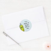 Grote Dill Ronde Sticker (Envelop)