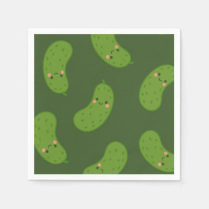 Grote Dille Groene Augurk Baby Shower Servet