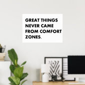 Grote dingen kwamen nooit poster (Thuiskantoor)