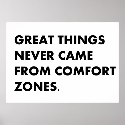 Grote dingen kwamen nooit poster (Voorkant)