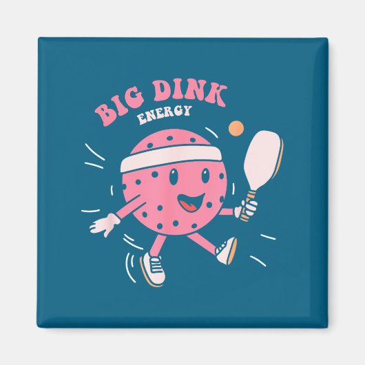 Grote Dink Energie Cklebal Grappige Ckle Bal Liefh Magneet (Voorkant)