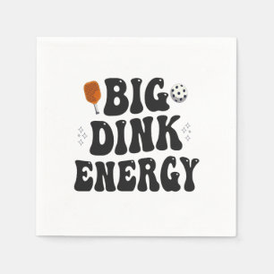 Grote Dink Energie Grappige Pickleball Dinking Kam Servet