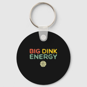 Grote dink energie pickleball grappige pickle ball sleutelhanger