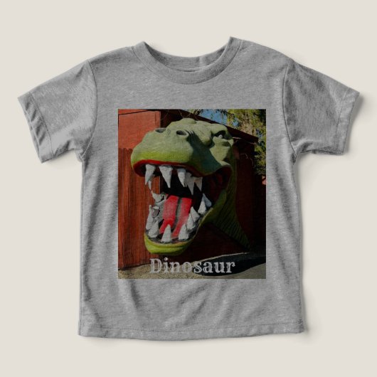 Grote dinosaurus op kop (Design voorkant)