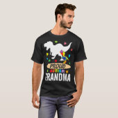 Grote Dinosaurus T Rex & Autisme Kind Shirt Trots (Voorkant volledig)