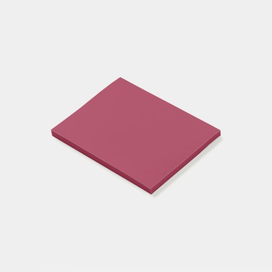 Grote dip o'robijn (effen kleur) post-it® notes (Schuin)
