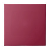Grote dip o'robijn (effen kleur) tegeltje (Voorkant)