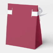 Grote dip o'ruby (effen kleur) bedankdoosjes (Achterkant)
