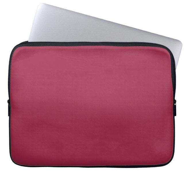 Grote dip o'ruby  (effen kleur) laptop sleeve (Voorkant)