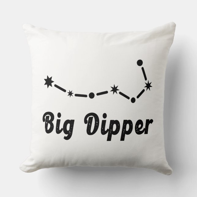 Grote Dipper Constellatie Ursa Major Kussen (Voorkant)