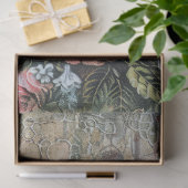 Grote Distressed  Bloemen Decoupage Tissuepapier (Geschenk)