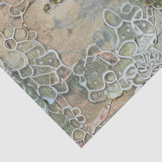 Grote Distressed  Bloemen Decoupage Tissuepapier (Detail)