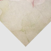 Grote Distressed Pink Rose Ephemera Decoupage Tissuepapier (Detail)