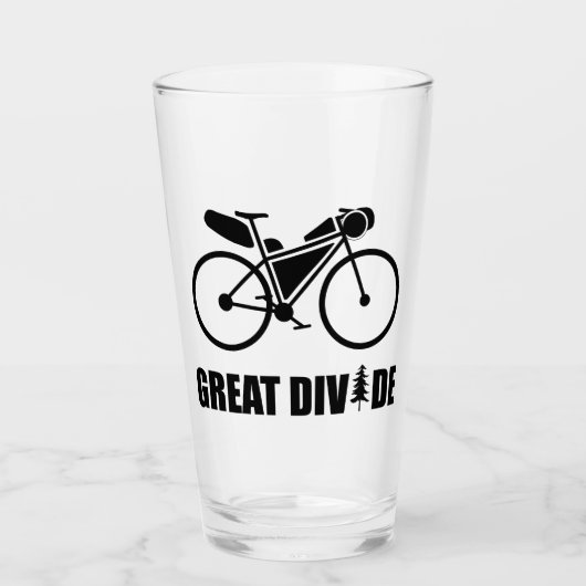 Grote Divide Bikepacking Route Glas (Voorkant)