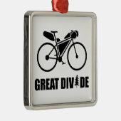 Grote Divide Bikepacking Route Metalen Ornament (Rechts)
