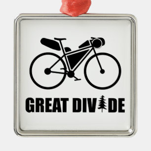 Grote Divide Bikepacking Route Metalen Ornament