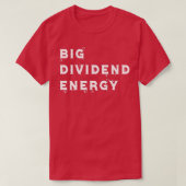 Grote dividend Energie 5 T-shirt (Design voorkant)