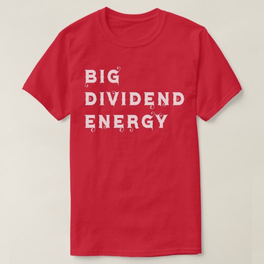 Grote dividend Energie 5 T-shirt (Design voorkant)