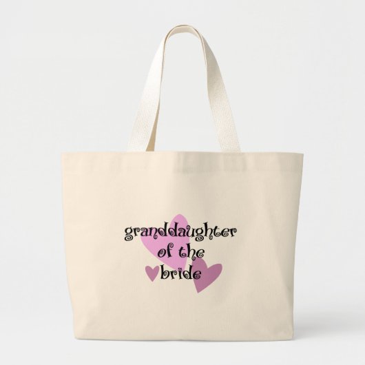Grote dochter van de Bride Grote Tote Bag (Voorkant)