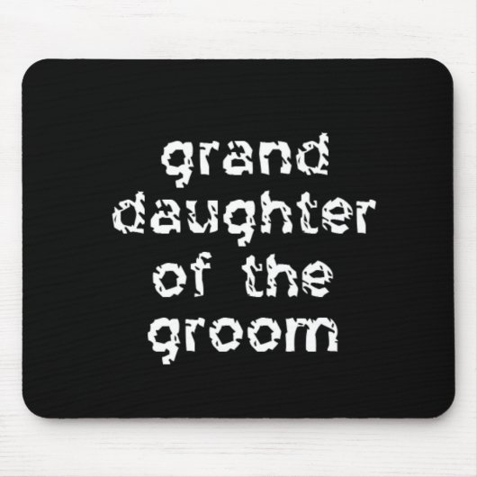Grote dochter van de Groom Muismat (Voorkant)