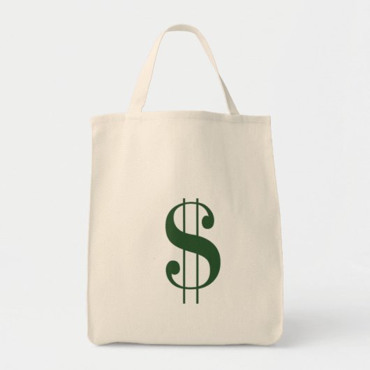 (Grote dollars per zak) Grocery Tas (Voorkant)