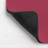 Grote dompel o'ruby  (effen kleur) muismat (Hoek)