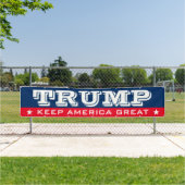 Grote Donald Trump republikein Houd Amerika Groot Spandoek (Insitu)