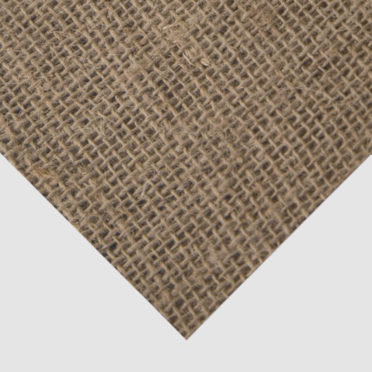 Grote donkere burlap tissuepapier (Detail)