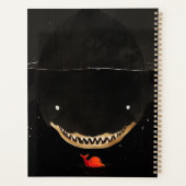 Grote donkere haai planner (Achterkant)