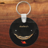 Grote donkere haai sleutelhanger (Achterkant)