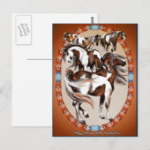 Grote doos verf Briefkaart (Voorkant / Achterkant)