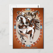 Grote doos verf Briefkaart (Voorkant / Achterkant)