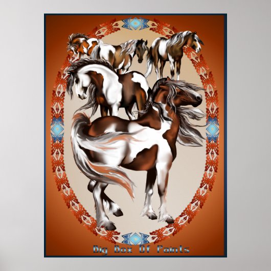 Grote doos verf Poster (Voorkant)