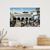 Grote  douane-kantoor Marokko Tangier Poster (Keuken)
