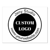 Grote douanegrootte Logo, voor draagtassen Rubberstempel (Afrduk)