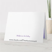 Grote "Dove with a Roos" Pasen personaliseren Kaart (Achterkant)