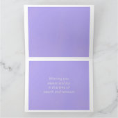 Grote "Dove with a Roos" Pasen personaliseren Kaart (Binnen)