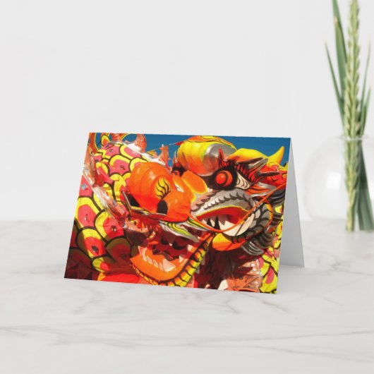 Grote draak kaart (Voorkant)